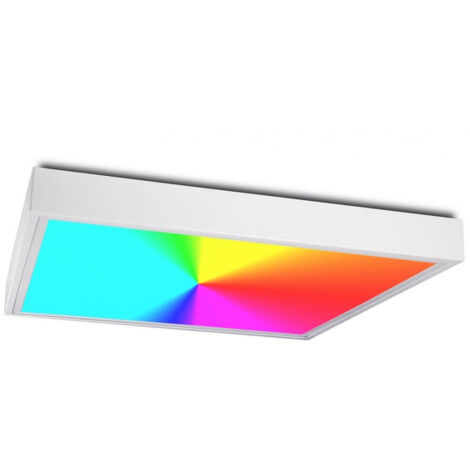 94w Led Ceiling Light Rgb+3000k Rgbw 24v Chromotherapy Ceiling Lamp 62x62cm (1/5)