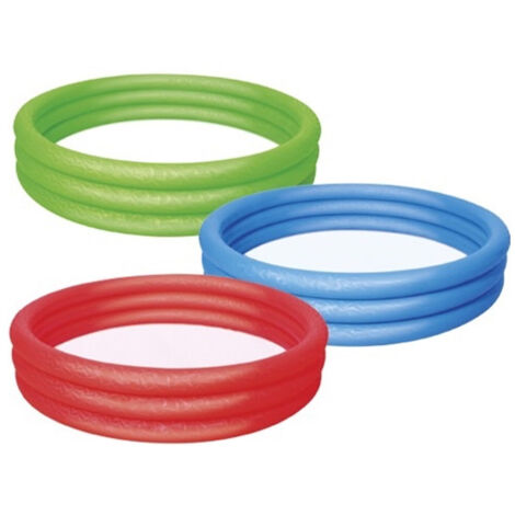 Gonfiary Piscina Tinta Unit Effect Ghiaccio 3 Anells 152x30cm Gardino 51026 (1/5)