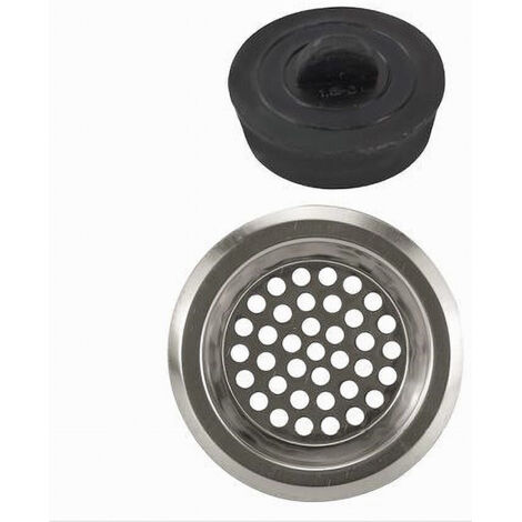 LAVELLO IN ACCIAIO inox 114 mm con flangia in PP per kit rifiuti cucina