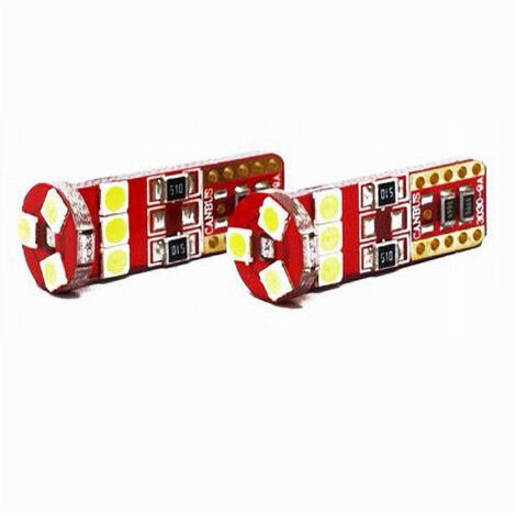 Ampoules De Position Canbus Ultra Lumineuses Maxtech L-p055 12 V 9 Led 9 W 6 000 K (1/2)