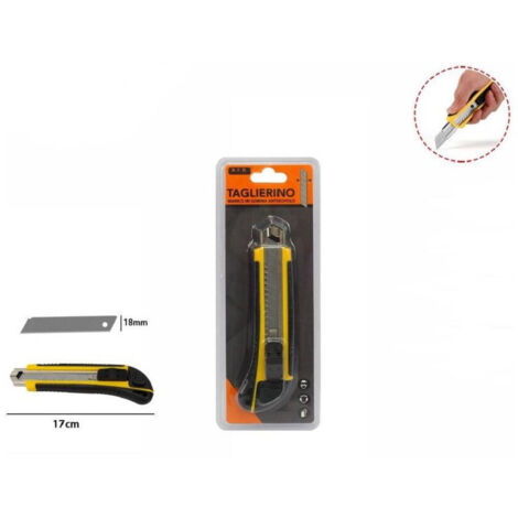 Cutter Cutter Avec Guide-lame Verrouillage Poignée En Caoutchouc Antidérapante 71071 (1/2)