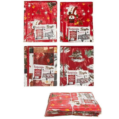 Tovaglia Copritavolo Natale Plastificate Antimacchia Mis Fantasie. 120160 (1/5)