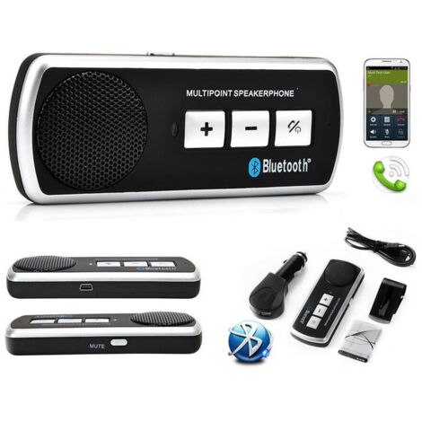 Kit Mains-libres Bluetooth Voiture Multipoint Universel Smartphone Tablette B.t. V3 (1/4)