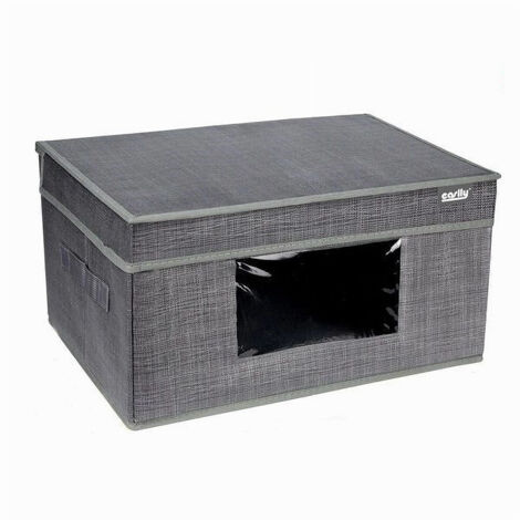 Box Scatola Salvaspact Content Organizer 30x30x16cm Grigio 69698 (1/4)