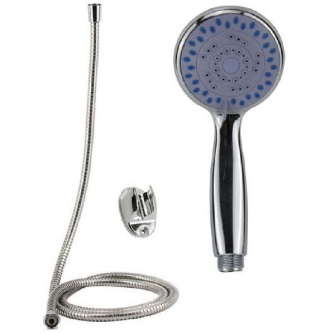 Kit Doccetta Bagno Doccino Soffione Doccia Avec Laccio 1,8 Mt Tondo Staff 69057 (1/3)