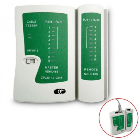 Essai De Réseau Cable Lan Avec Téléfone éthernet Led Rj45 Rj11 Sy - 468 (1/5)