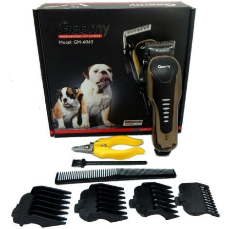 Professional Tosatrice For Domestic Animal Canies Recaricabile Cordless Gm-6063 (1/5)