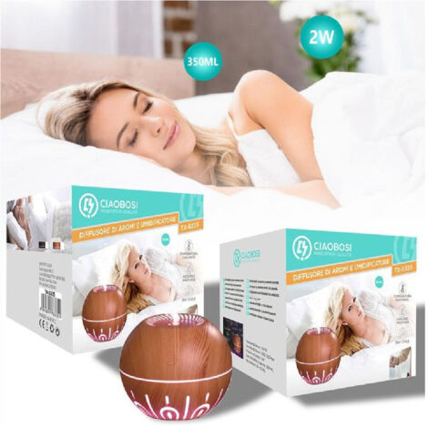Diffuseur D'arômes, Humidificateur D'air Ultrasonique 350 Ml, 2 W, Usb, Aromathérapie Tx-8335 (1/5)