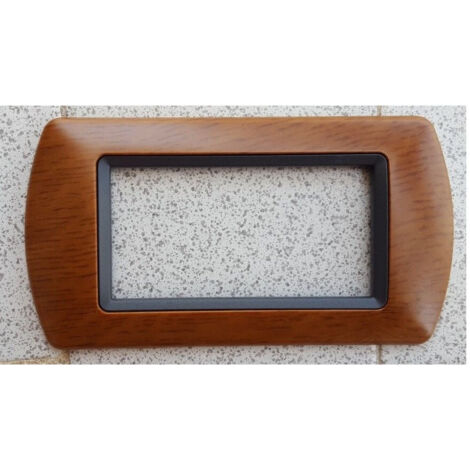 Abs Placchette Compatibilial Pour Living International Placca Series       Bois Clair