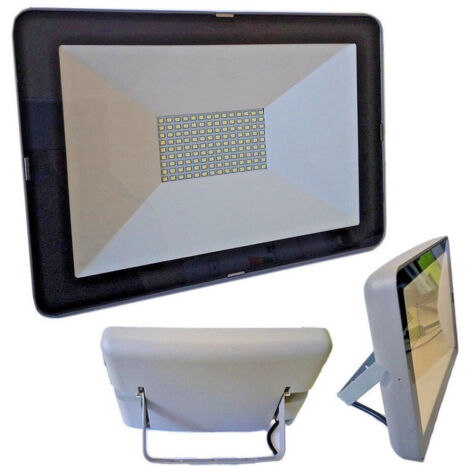 Faro Faretto Led Flood Light Ip66 Bianco Naturale Slim Led Smd 50 Watt (1/4)