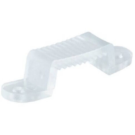 Clip De Fixation En Silicone 11 Mm Pour Bande Led, Lot De 20 Pièces, U-11 Mm (1/2)