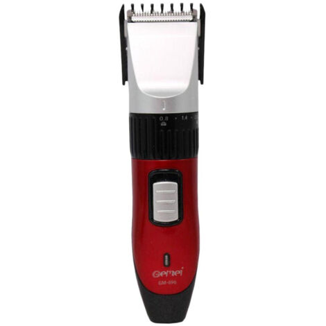 Coupe De Cheveux Rechargeable Raison Barbe Sans Fil Lame En Acier Inox Gm-696 (1/2)