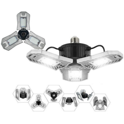 Lampe Lustre Led Smd 60w 6000k 6000 Lumen Déformable Connecteur E27 (1/5)