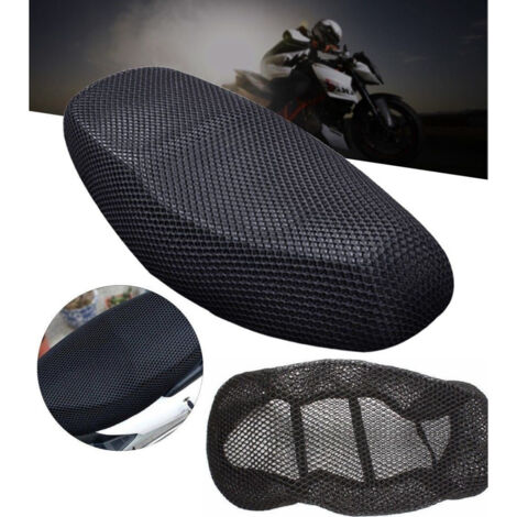 Housse De Siège Moto Scooter Housse De Siège En Maille élastique Respirante Taille M (1/3)
