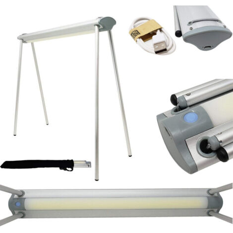Lampada Estetista Tavolo Scrivania Led Luce Bianca Dimmerabile Ricaricabile (1/5)