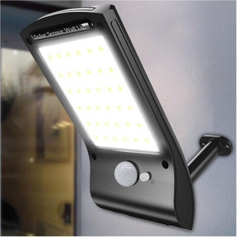 Applique Murale Solaire 36 Led Avec Détecteur De Mouvement Pour Jardin Linq L808b (1/5)