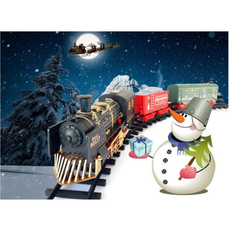 Electrical Trenino With Lights And Suons Of Natale Diametro ø 78cm 90127 (1/4)