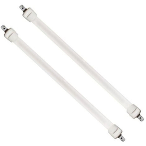 Jeu De 2 Tubes De Bougie De Rechange Pour Poêles à Quartz Longueur 205 Mm Tbq-01 (1/3)