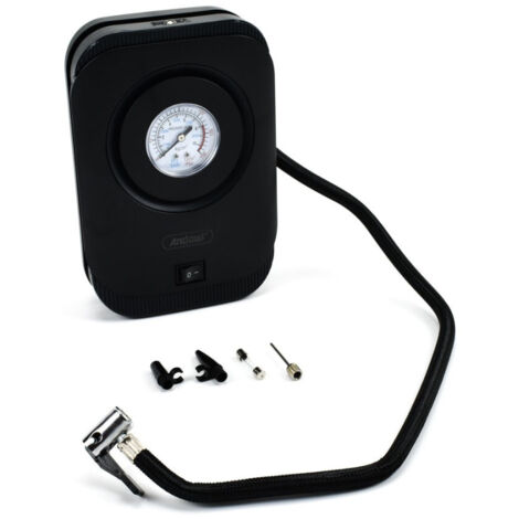 Compresseur D'air Voiture Pompe 120w Cable Allume-cigare 12v Manometre Q-dq025 (1/5)