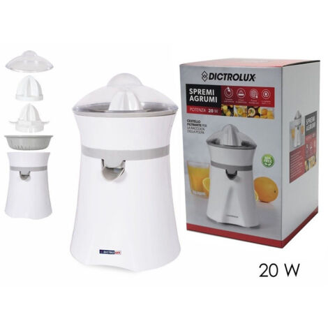 Spremiagrumi 20w With Automatic Press System 2 Testine Cestello Filtrante (1/5)