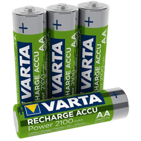 2 Varta Styl Batteries Aa Alkaline Rechargeable 2100mah Nimh Hr6 1.2v Accu (1/5)