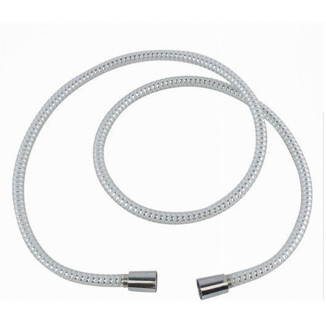 Laccio Tubo Flessibile Doccia Biflex Cromo Bianco Universale Lunghezza 2mt 87304