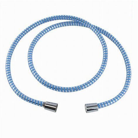 Remplacement De La Douche De Tube De Racine Flexible 1.8 Mt En Dentelle De La Dentelle Pvc Revêtement Bleu 87297 (1/2)