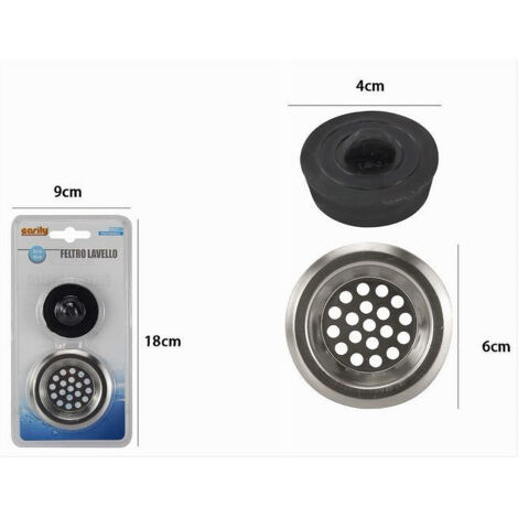 Filtro Per Lavello In Silicone OGGI 7731V | Pratico Colino Da Cucina Turchese | Anti-Intasamento E Facile Da Pulire