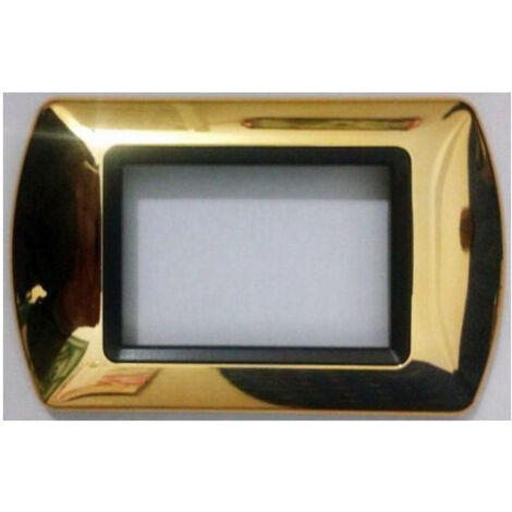 Abs Placchette Compatibilial Pour Living International Placca Series       Or Brillant