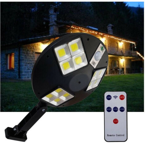 Lampe Solaire à Led Avec Détecteur De Mouvement 144 Led Cob Lf-1758