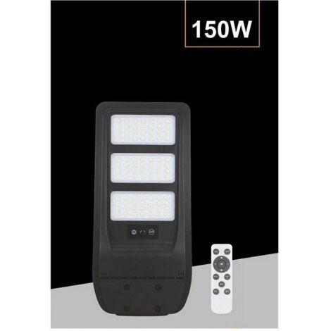 Lampione Faretto Solare 150w Con Sensore Crepuscolare Luce Naturale 4000k Tr-150w (1/3)