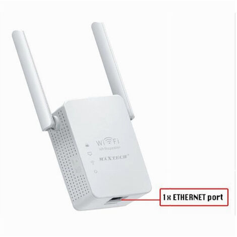 Extension De Portée Wifi Lv-wr13 Répéteur Amplificateur De Signal 300 Mbps Maxtech (1/2)