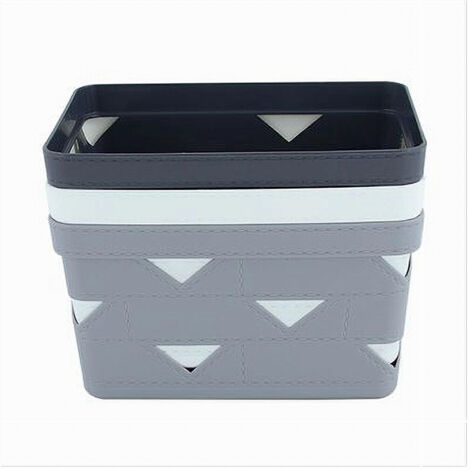 Portatutto Rettangolare Colorblock Con Multi-tasche - Organizer In Tessuto Per Viaggi E Ufficio - 4