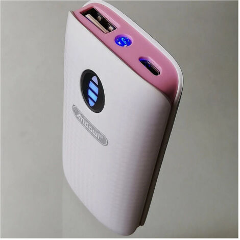 Power Bank Portatile 5000mah Con Torcia A Led 2 Porte Usb Ricarica Veloce Q-t69 (1/4)