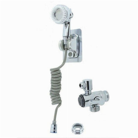 Kit Doccetta Per Lavandino Doccia Bagno Con Supporto Staffa Deviatore Laccio 87500 (1/2)