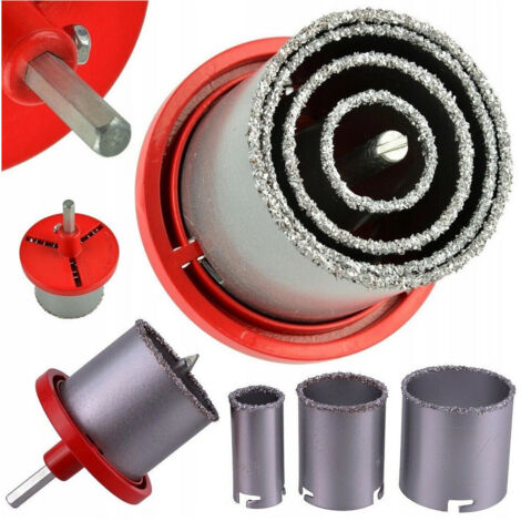 Set 4 Fraiseuse à Tasse à Rouleaux Diamantés (1/2)