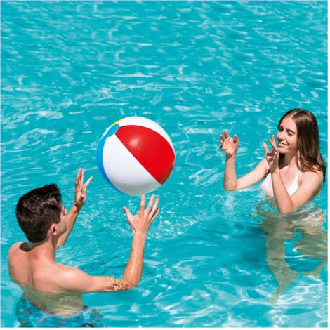 Ballon Gonflable Segments Colorés Plage Mer Piscine Enfants 51 Cm 31021 (1/5)