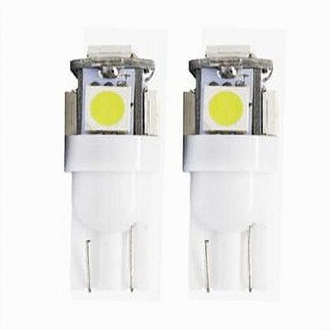 Lampadine Di Posizione T10 Maxtech T-105050 12v 5led Lampadine Ultra Luminose 6000k (1/2)