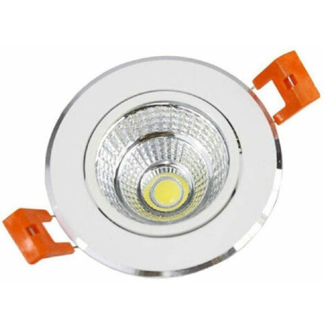 Faretto Incasso Led Cob 7 Watt Luce Fredda Calda Naturale P-75 (1/3)
