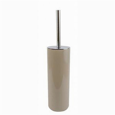 Porte-balai Avec Balai Wc Gris Tourterelle Argent 69482 (1/3)