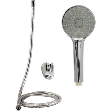 Kit Doccetta Doccino Soffione Bagno Doccia Tonda Laccio 1,8 Metri Staff 69318 (1/2)