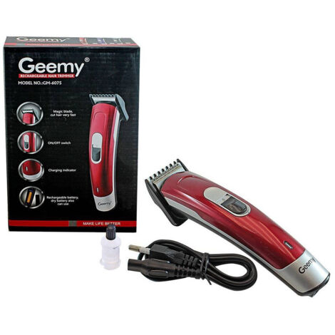 Gm-6046 Tondeuse à Barbe électrique Professionnelle Sans Fil Tondeuse à Cheveux (1/5)