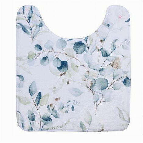Tappeto Tappetino Girowater Arredo Bagno 45x50cm Fantasia Con Fiori Foglie 87061 (1/2)