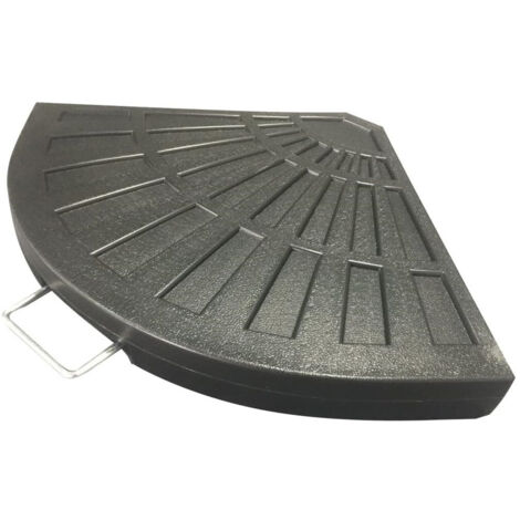 Supporto Base Per Ombrellone Peso Piede D'appoggio Con Maniglia Metallo Nero 020701 (1/5)