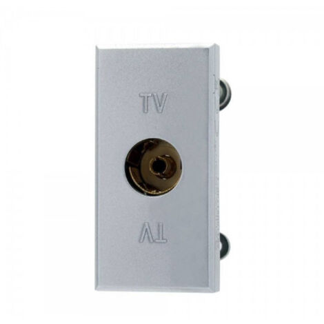 Prise Tv Femelle Connecteur Argent Compatible Bticino Axolute (1/2)