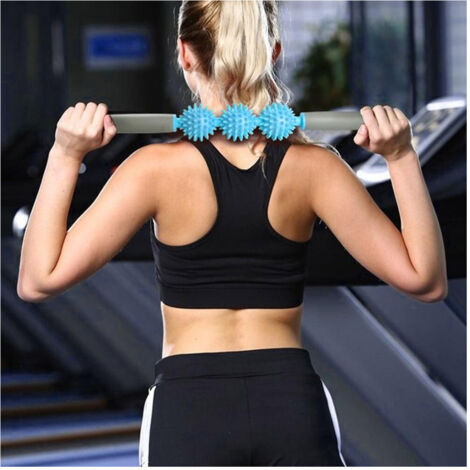 Rouleau De Massage Musculaire GlamLady – Pour Bras, Jambes, Dos – Yoga, Fitness