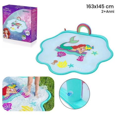Water Splash Mat Mermaid Splash Pad 163x145cm Pour Enfants Summer 9101 (1/5)