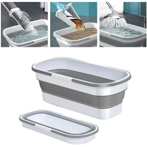 Bucket Pliable Pliant Espace Nettoyable Panier Rectangulaire 46cm (1/5)