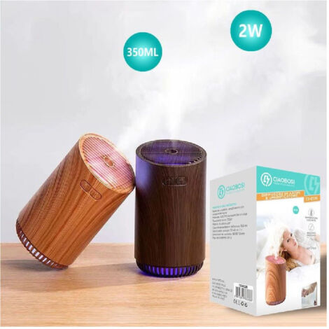 Mini Humidificateur Ultrasonique Diffuseur D'arômes 350ml Usb Aromatherapie Led Tx-8336 (1/5)