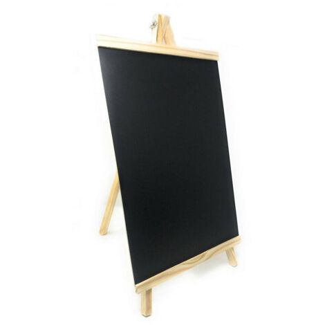 2 Tableaux Noirs En Ardoise Avec Chevalet En Bois Supports Pour Tableaux Noirs X Bar Restaurant (1/2)